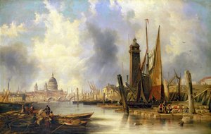 Veduta di Londra con St. Paul